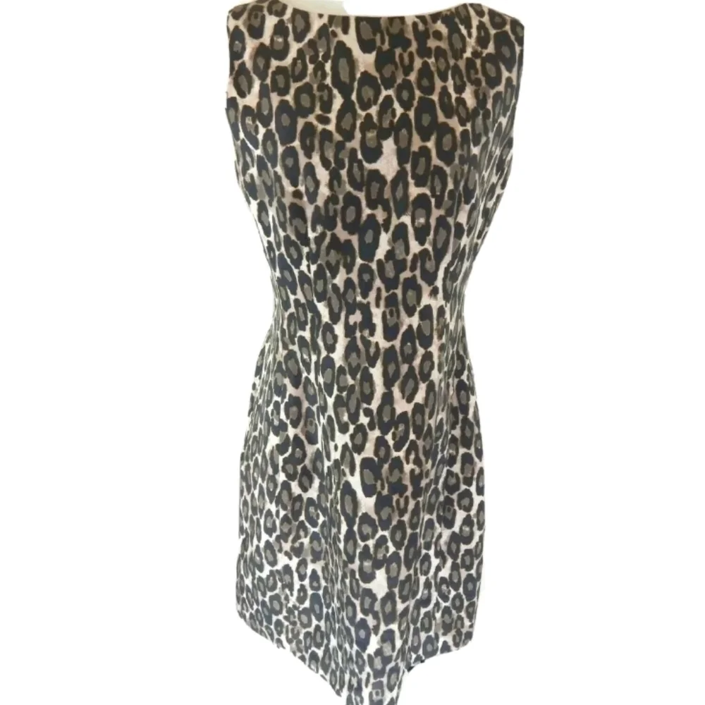 Kate Spade Autumn Leopard Domino Sheath Dress